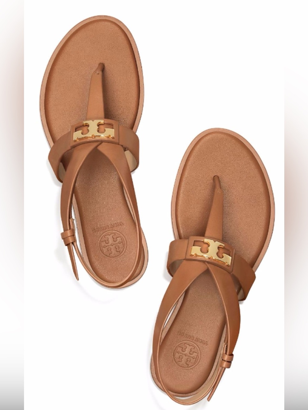 Tory Burch Gigi Tan Leather Sandals Size 9